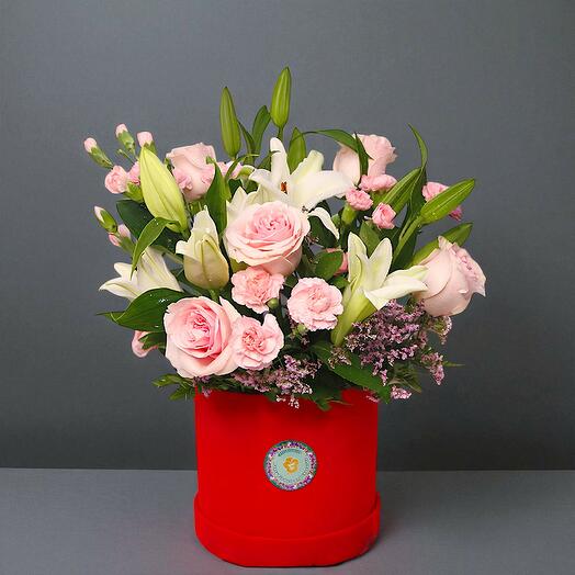 BEST WISHES IN VELVET RED