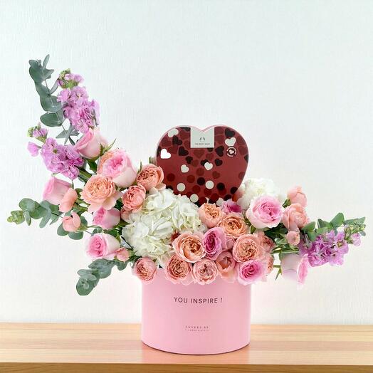 Жемчуг   Лепестки Коробка – Сердце Заботы Комбо