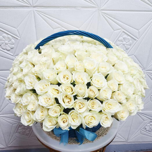 151 White Rose Backet
