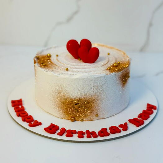 Birthday Cake with Bronze shimmer dust 1kg