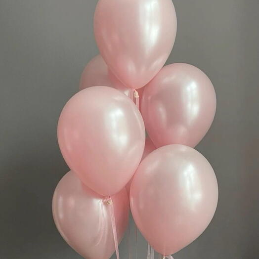 Набор розовых воздушных шаров