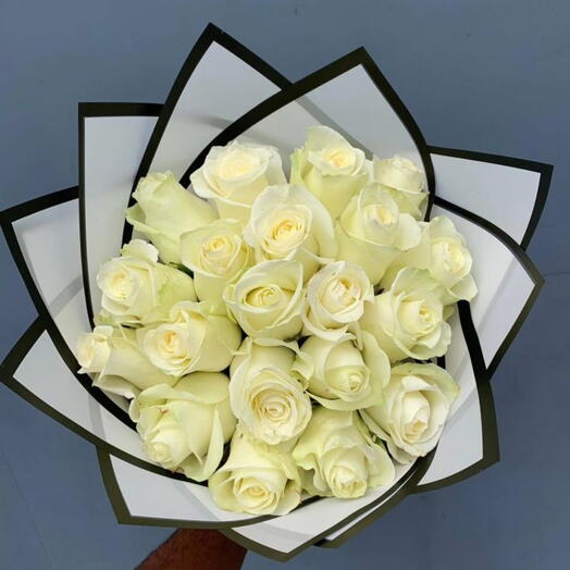 Premium 20 White Roses Bouquet