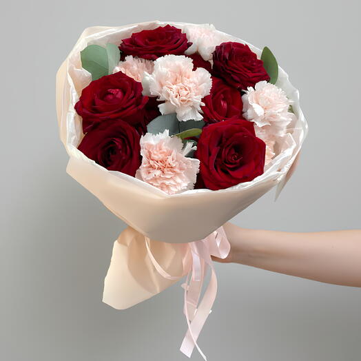 Rose   Carnation Luxury Bouquet