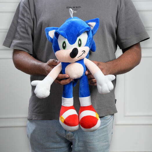 Плюшевая мягкая игрушка Sonic – синяя  7487