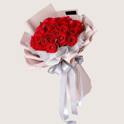 Букет «Багровое обещание»