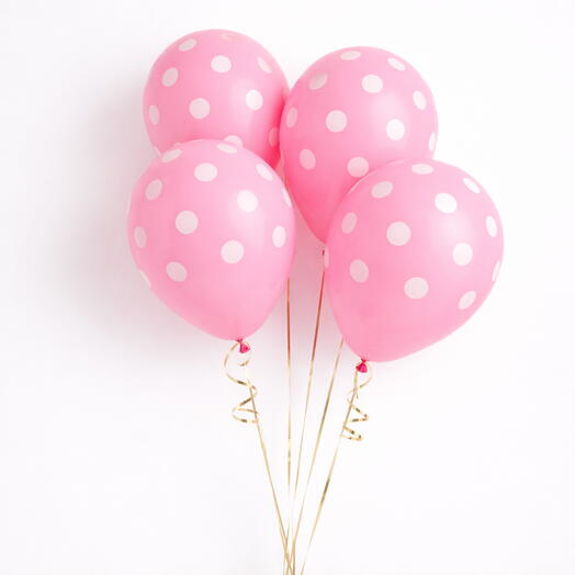 Pink Polka Dot Balloons | RC-BL502