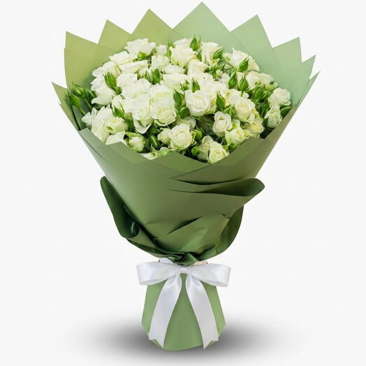 Mother- 51 white spray Rose Bouquet