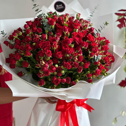 Ruby Cascade Roses