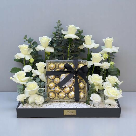 Изысканность в цветах   Шоколадные конфеты