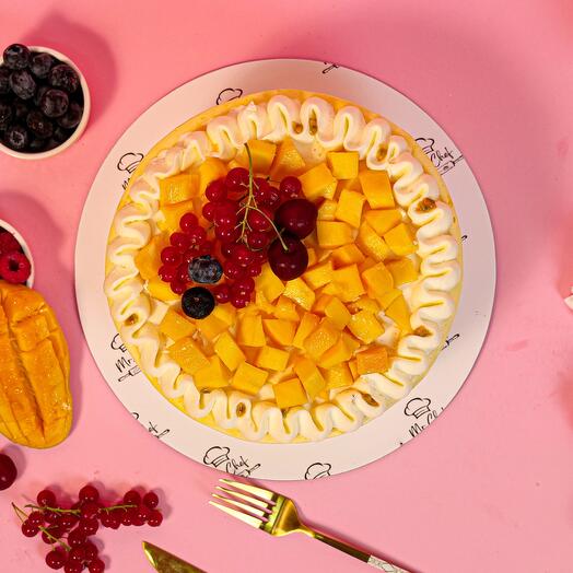 Mango Passion fruit cake