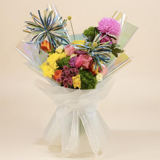 Fireworks - colorful flower bouqet