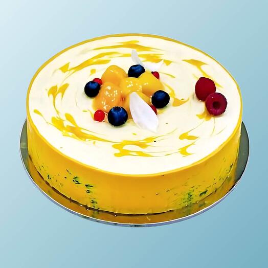 Mango cheese  cake