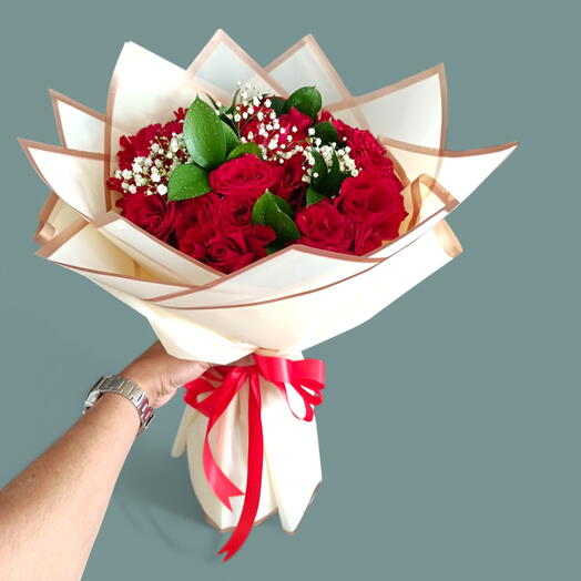 Букет «Алая страсть»