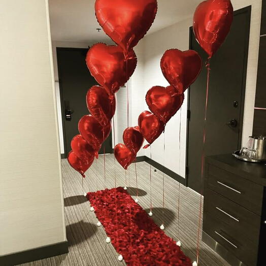 Романтический декор для дорожки