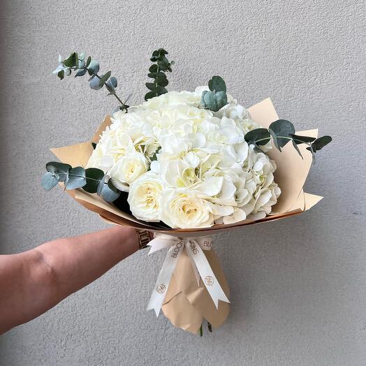 White Hydrangea Bouquet
