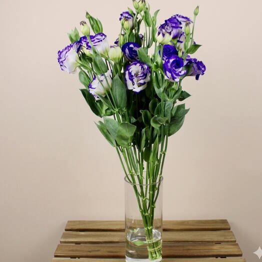 Blue Lisianthus Vase 1121