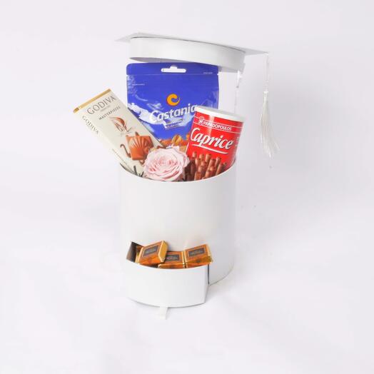 Подарочная корзина Супер-пожелания выпускнику