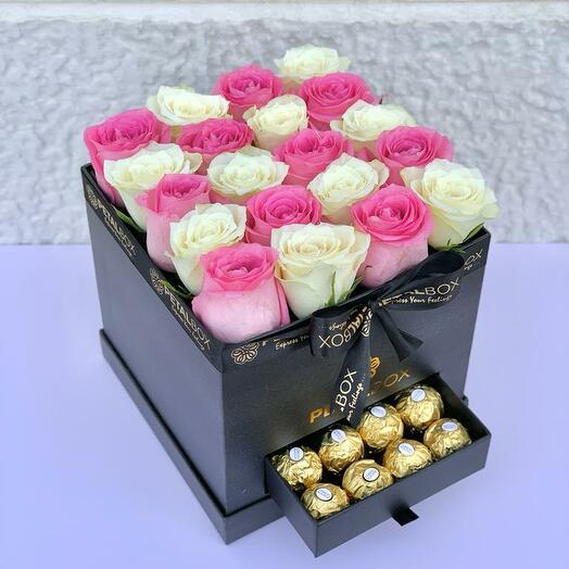 Blanco    Rosa Flor Delicias