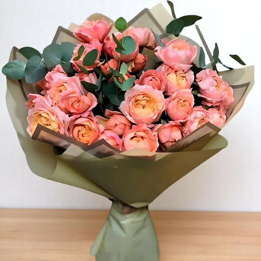 Premium juliet Pink Roses BOuquet