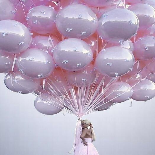 Set of huge balloons for photo shoots