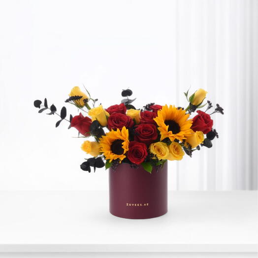 Фирменная коробка Алое Солнечное Цветение