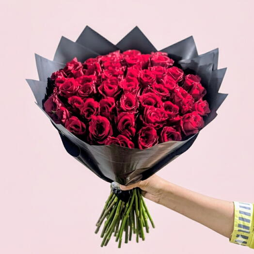 50 Premium Red Rose Bouquet