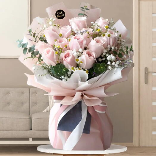 Pink Roses Bouquet