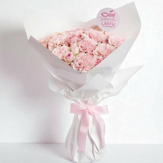 Día de la Madre Ramo de Rosas y Claveles