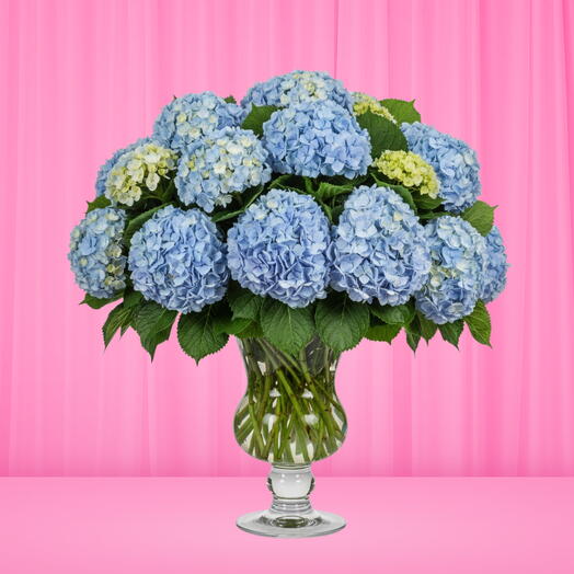 Композиция в вазе «Голубое спокойствие»