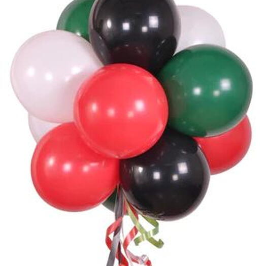 National day special 15 Helium balloon sets