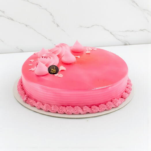 Fresh Strawberry Cream Cake | Vanilla Sponge   Creamy Layers | Dubai Cakes Online