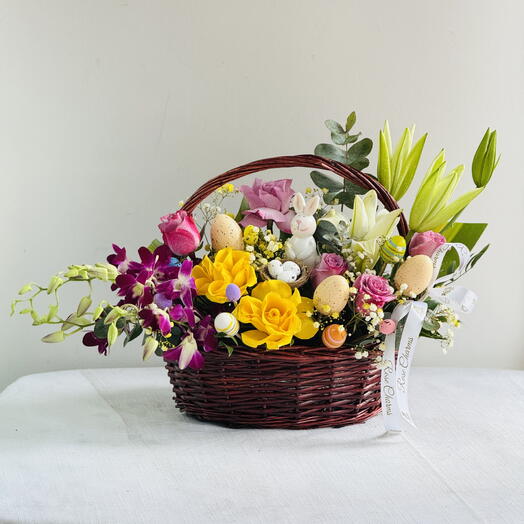 Royal Easter Bunny Basket