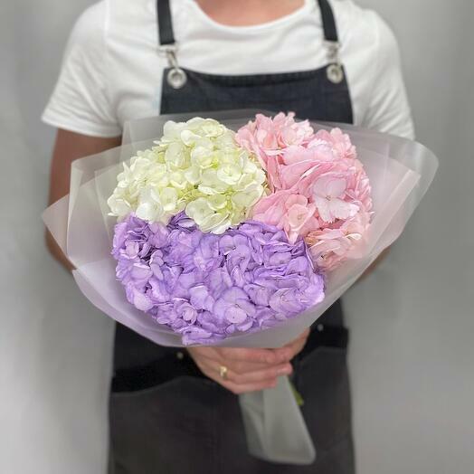 Букет-микс из гортензий