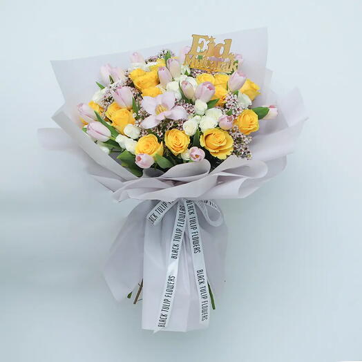 Модный букет на Ид