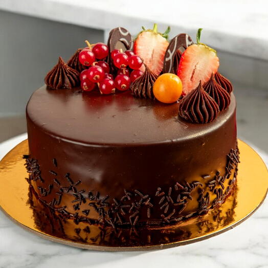 Chocolate truffle cake