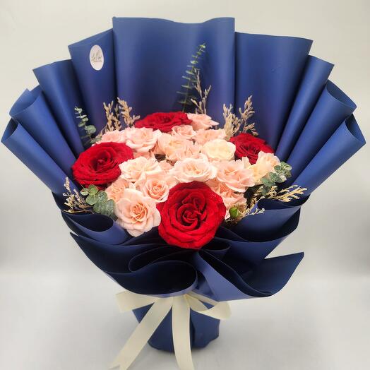 Букет роз Не забудь меня