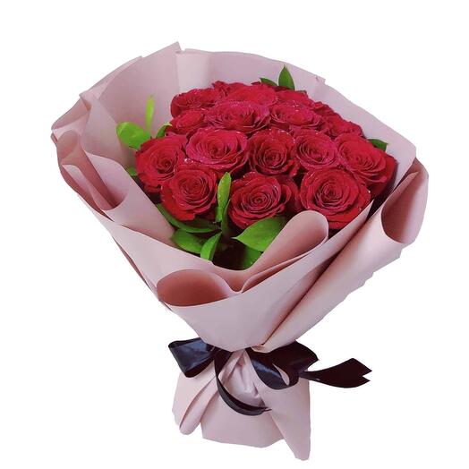 Мечтательный красный букет