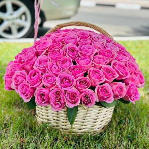 Розовая принцесса 🧺 корзина