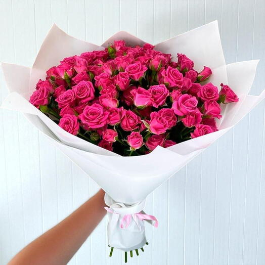 Spray rose dark pink