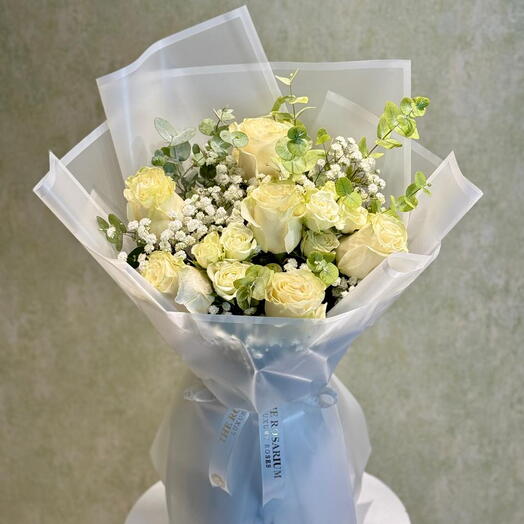 White Rose Bouquet