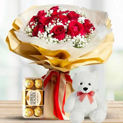 Корзина «Сердца и Объятия»