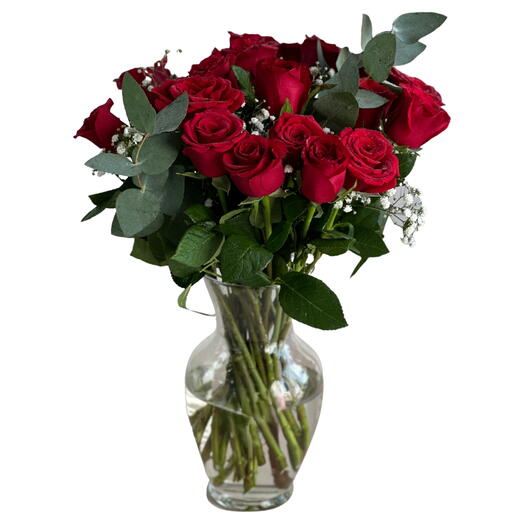 Sweet Valentine Red Rose Bouquet