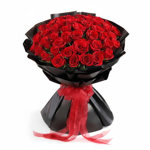 40 Red Roses Bouquet - Valentine Special