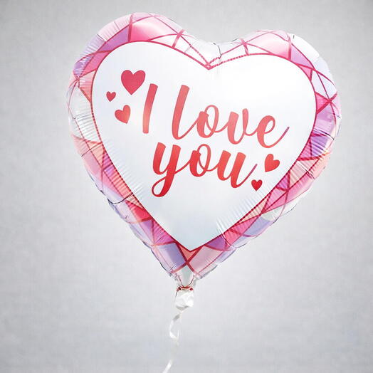 Forever I Love You Pink Foil Balloon