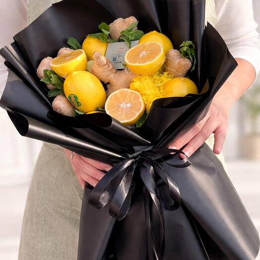 باقة العافية المضادة للالتهاب – ليمون، زنجبيل   نعناع