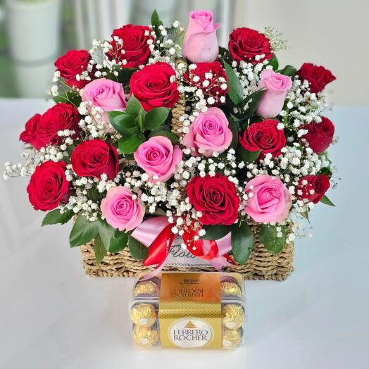 25 Roses and Ferrero