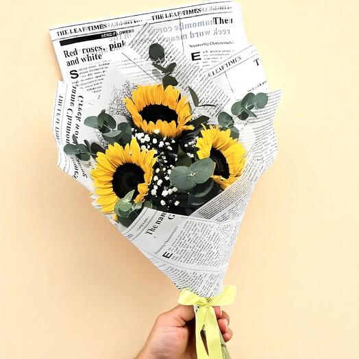 Букет подсолнухов