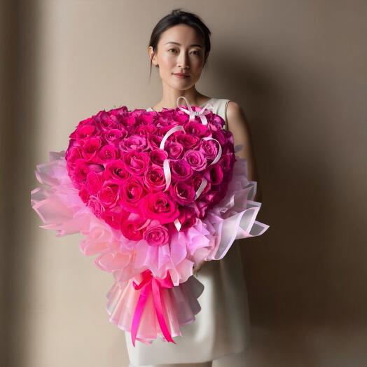 Букет Lipstick girl