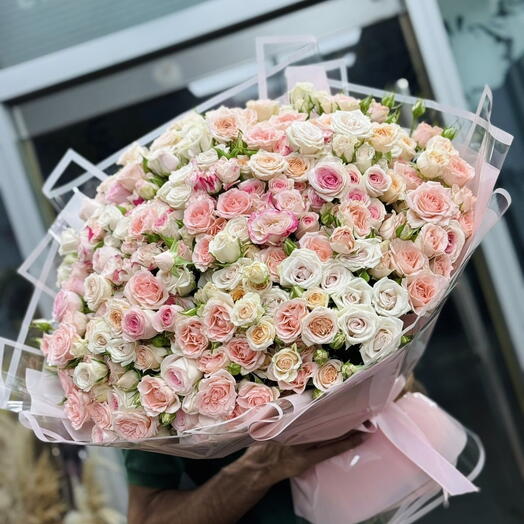 51 spray rose mix bouquet