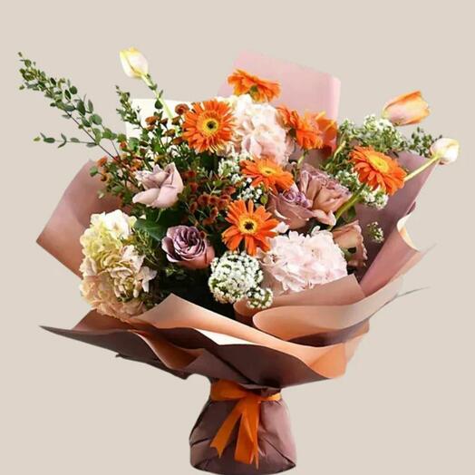 Букет закатного сада